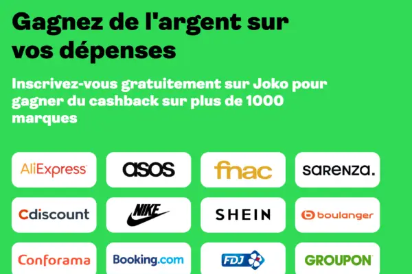joko l'appli pour le cashback